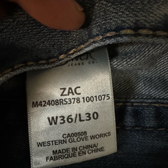 Silver Zac jeans 36 x 30 - Picture 2 of 3